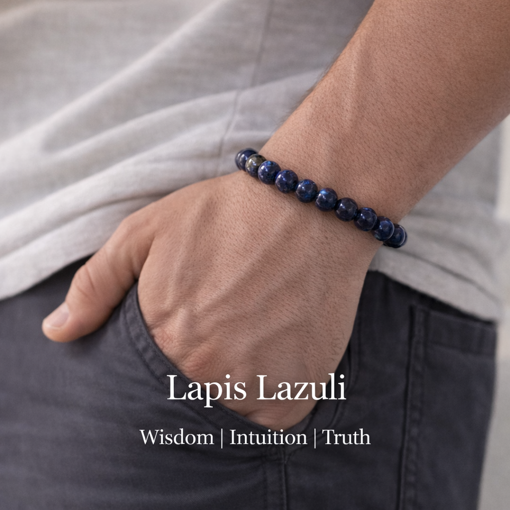 Lapis Lazuli Bracelet — Wisdom & Truth
