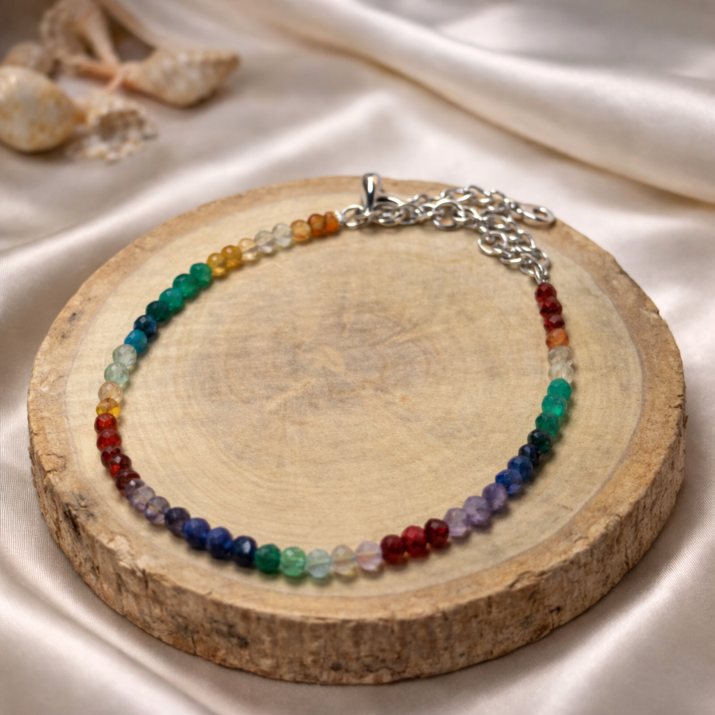 7 Chakra Anklet — Balance & Alignment