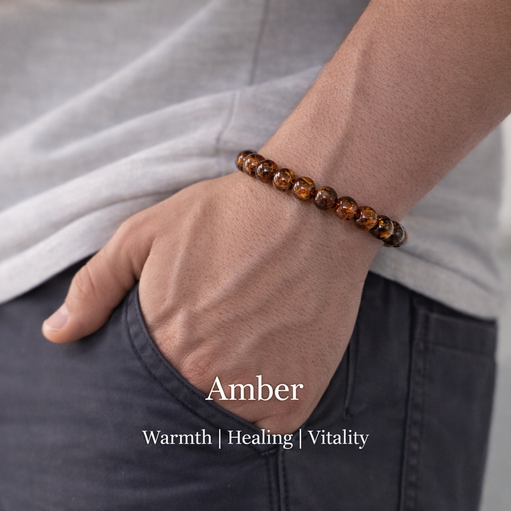 Amber Bracelet — Warmth & Healing