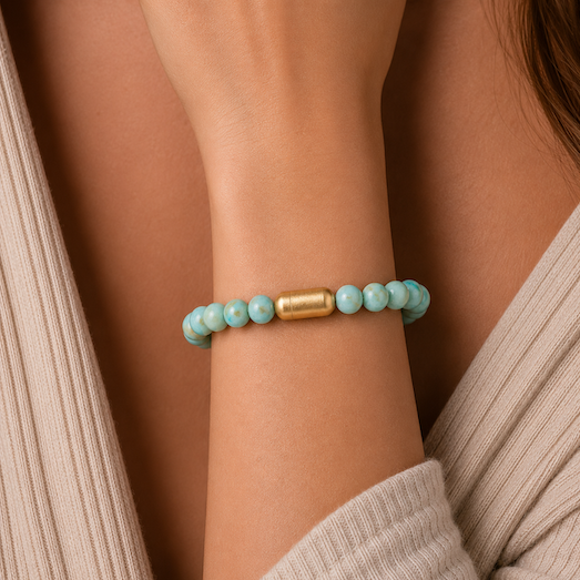 Amazonite Bracelet — Calm & Courage