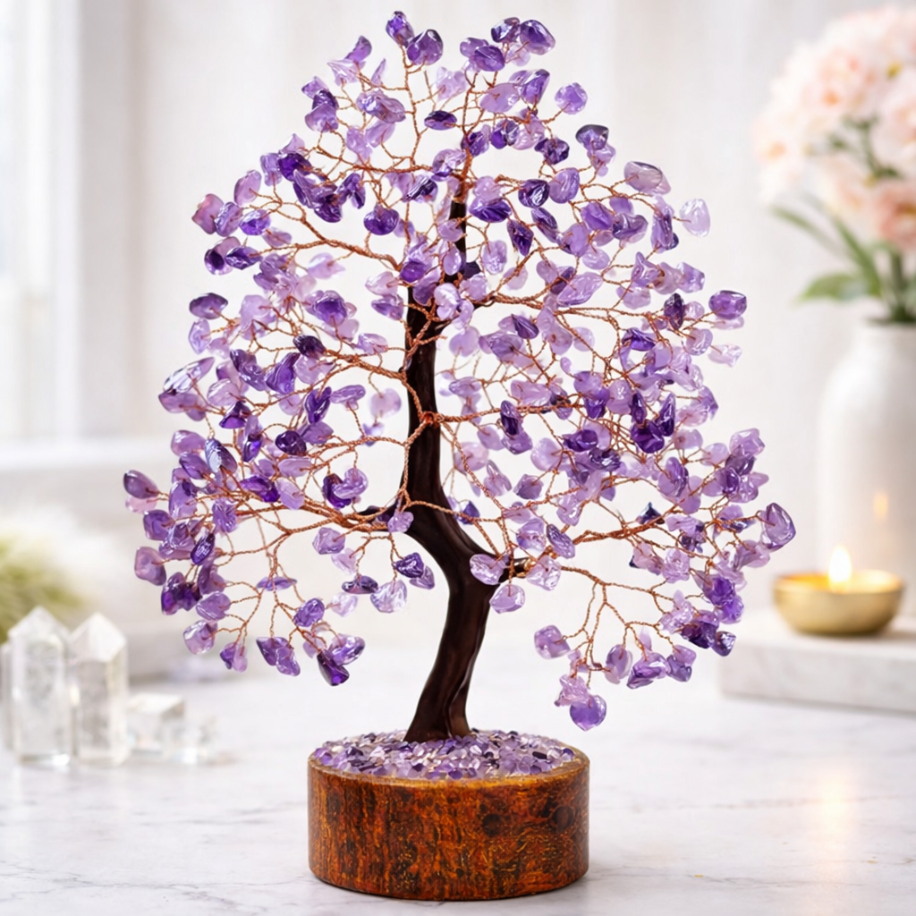 Amethyst Crystal Tree — Clarity & Calm