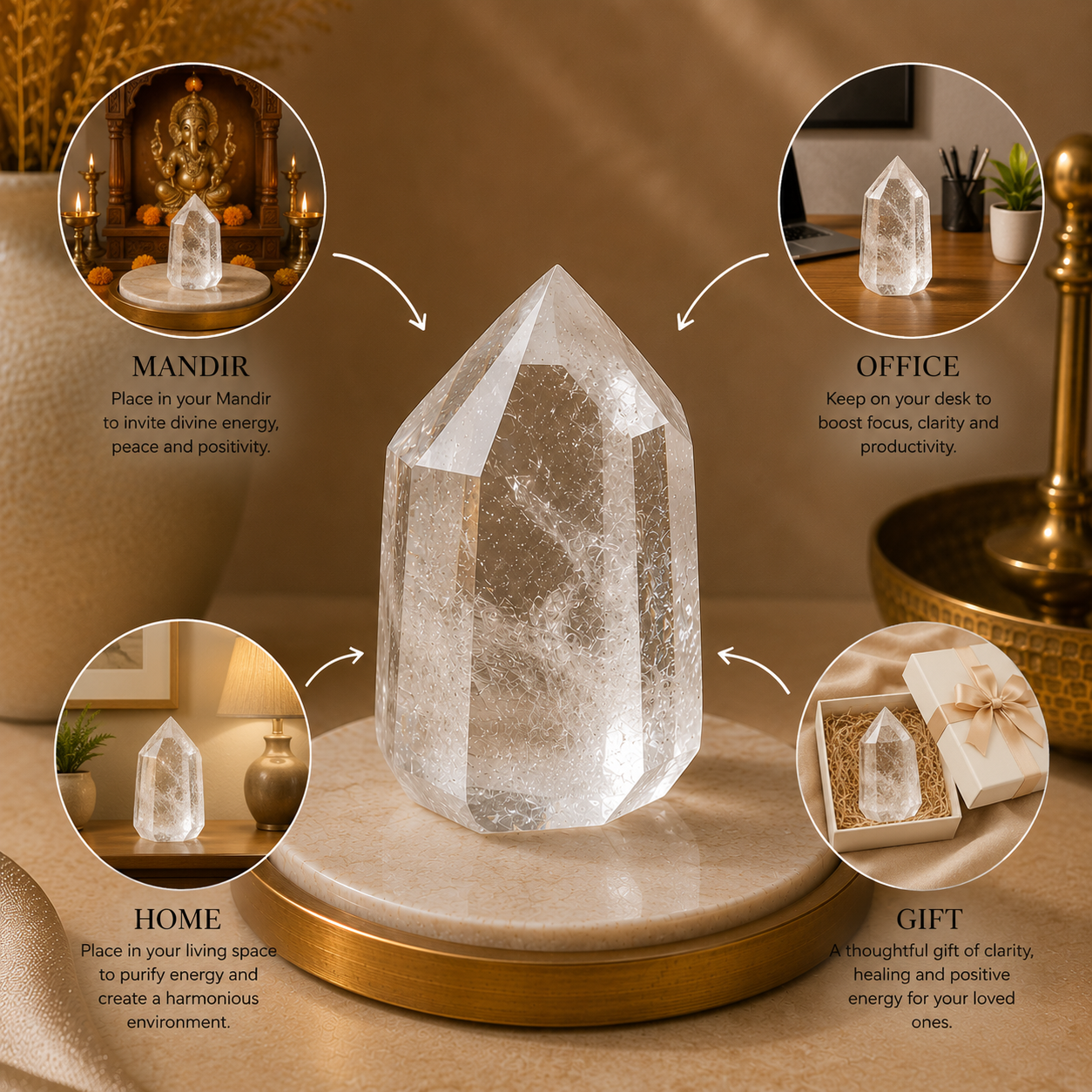 Master Healer Clear Quartz Raw Stone