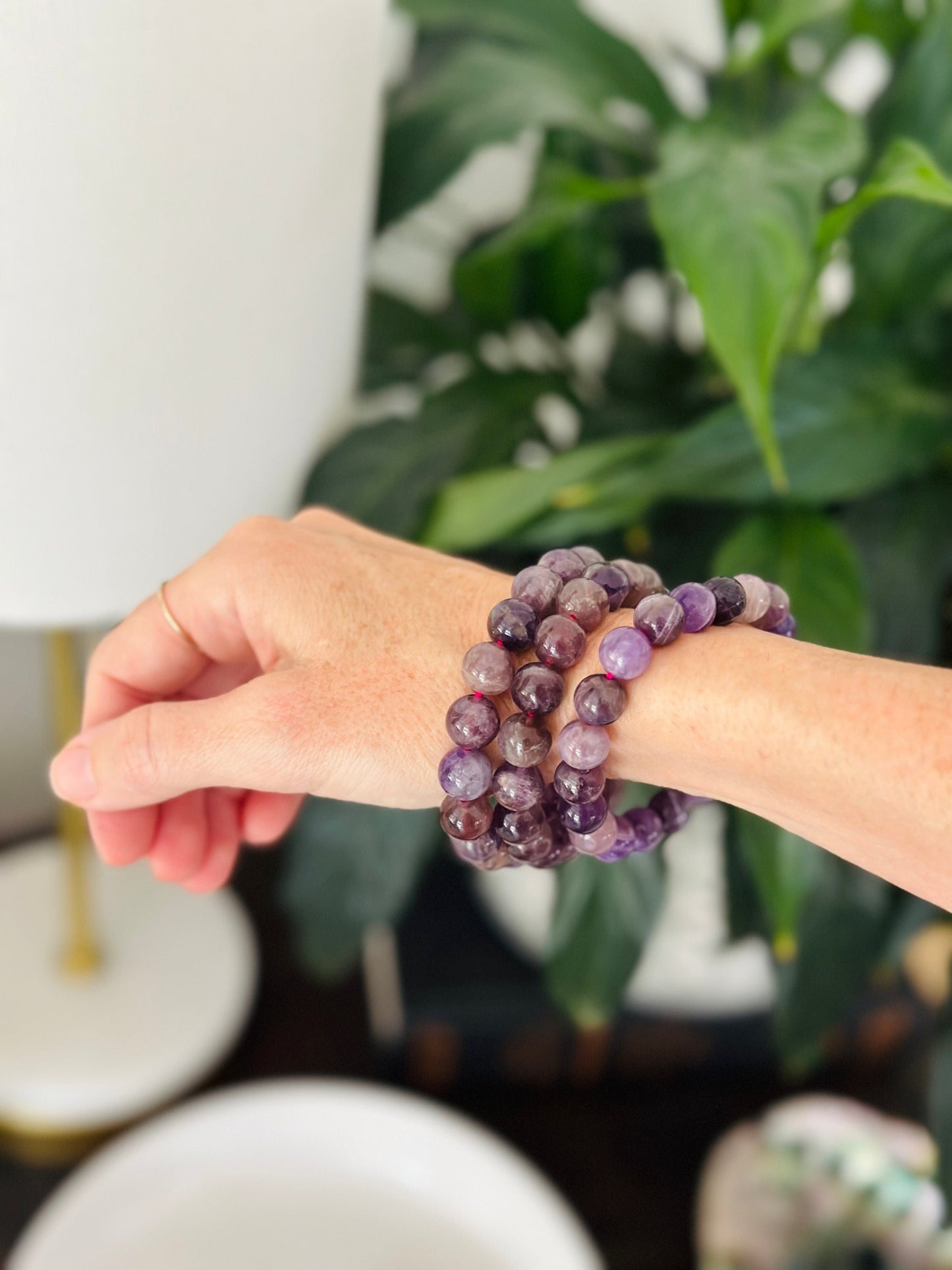 Lepidolite Bracelet — Calm & Transition