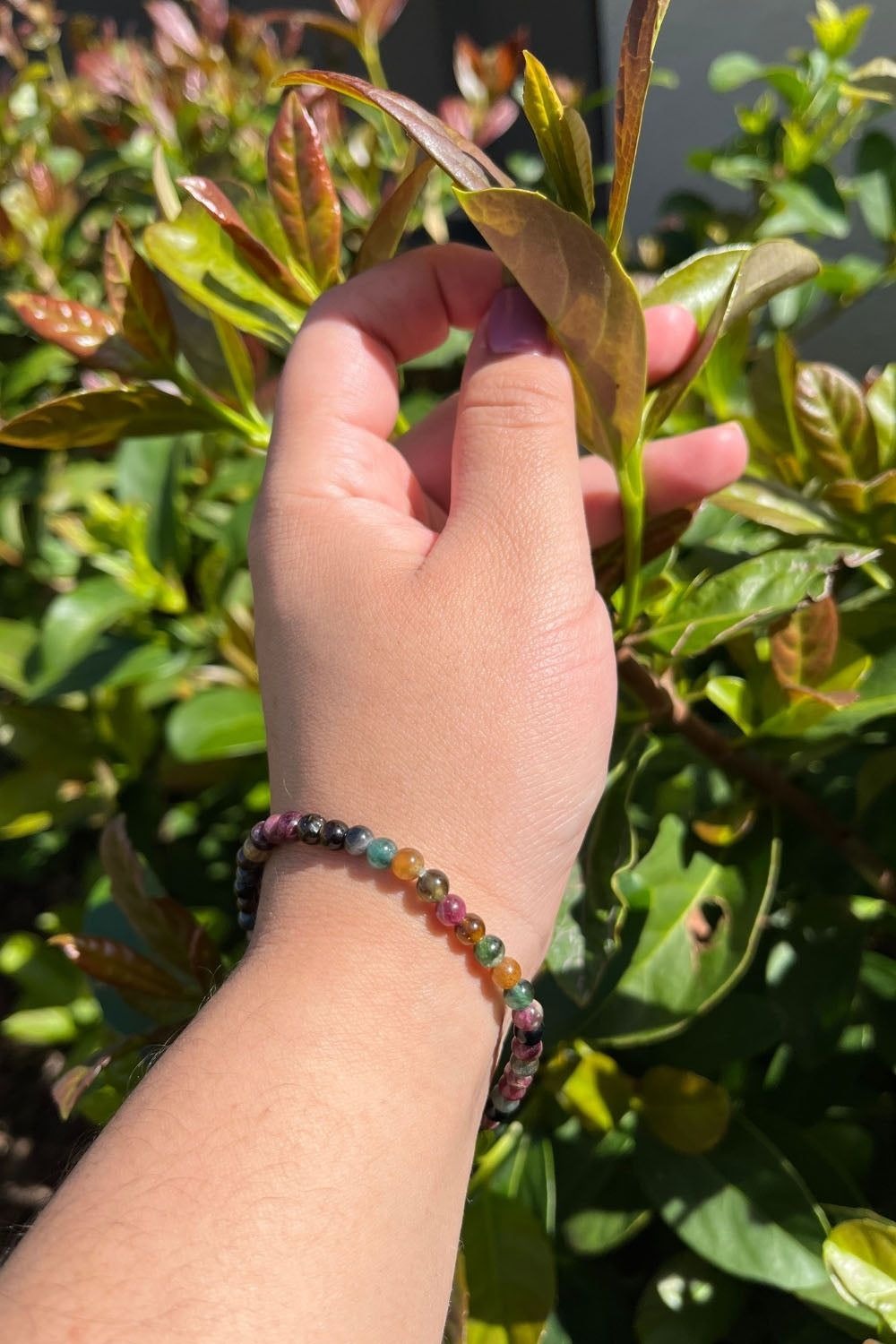 Watermelon Tourmaline Bracelet — Love & Joy
