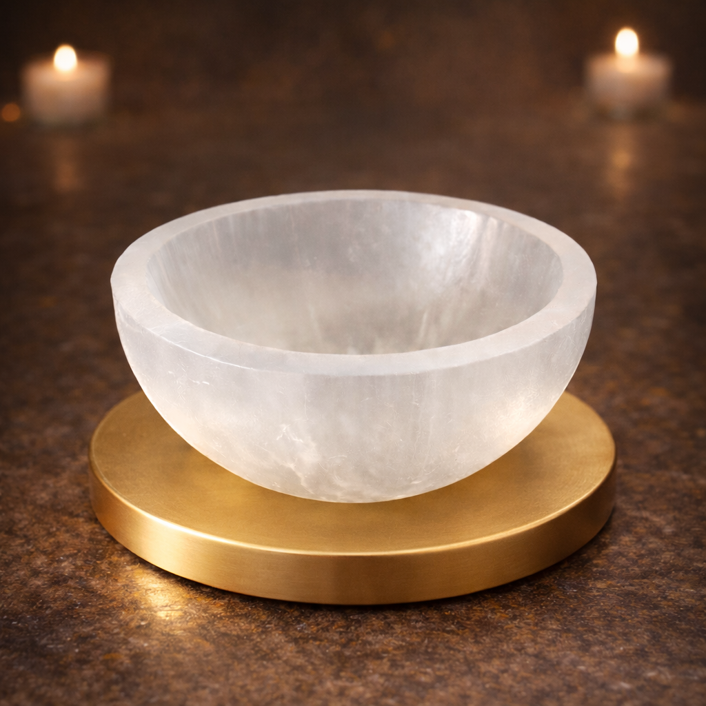 Selenite Bowl — Crystal Charging Bowl