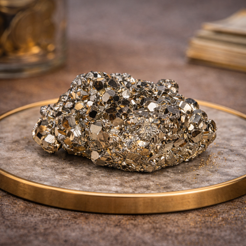 Peru Pyrite Cluster — AAA Natural Crystal