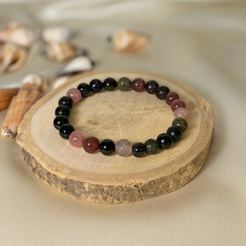Watermelon Tourmaline Bracelet — Love & Joy