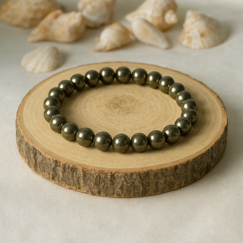 Pyrite Bracelet — Prosperity & Confidence