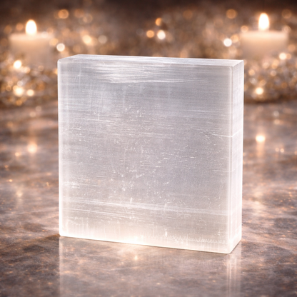 Selenite Charging Plate — Crystal Cleanser