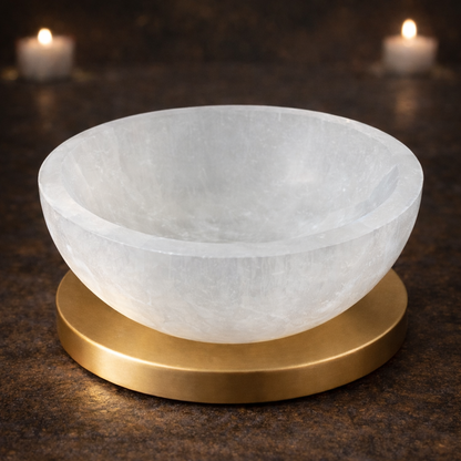 Selenite Bowl — Crystal Charging Bowl