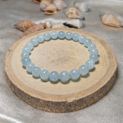 Aquamarine Bracelet — Serenity & Courage