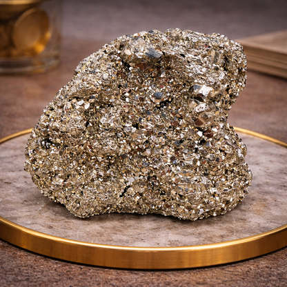 Peru Pyrite Cluster — AAA Natural Crystal