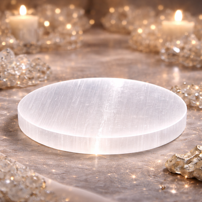 Selenite Charging Plate — Crystal Cleanser