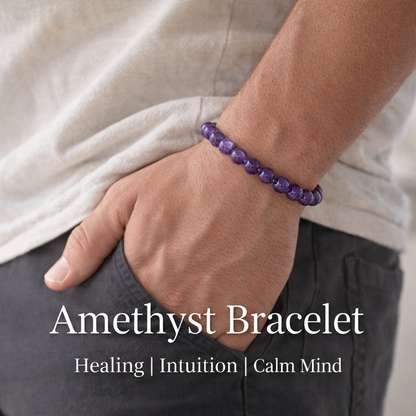 Amethyst Bracelet — Clarity & Calm