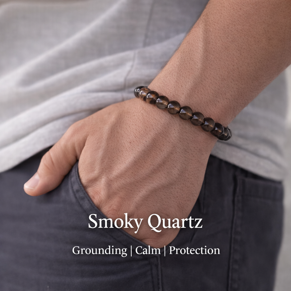 Smoky Quartz Bracelet — Grounding & Calm