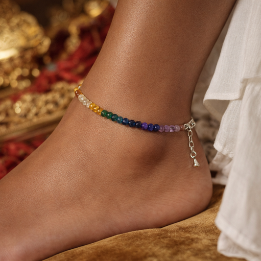 7 Chakra Anklet — Balance & Alignment