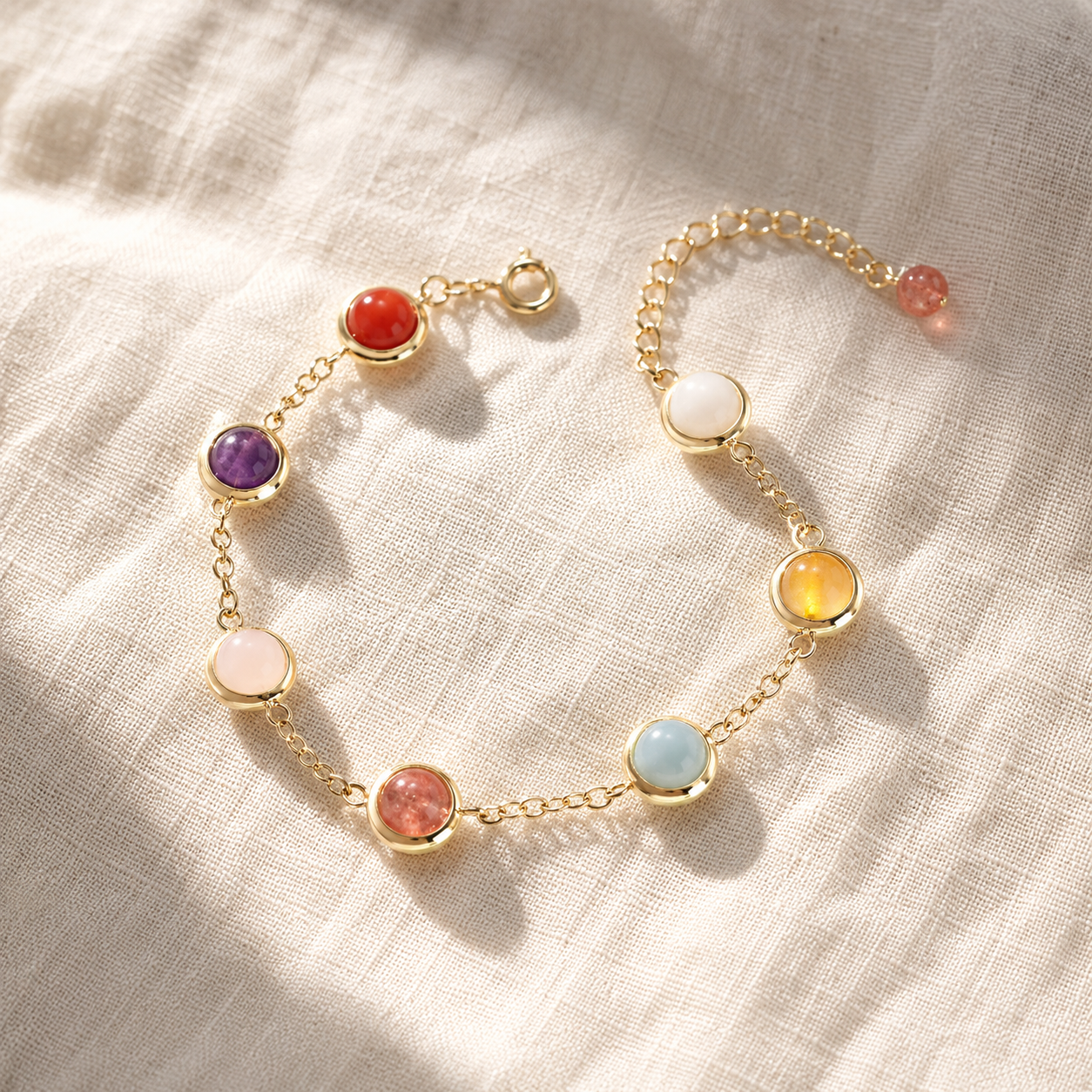 The 7 Stone Bracelet — Saptaratna