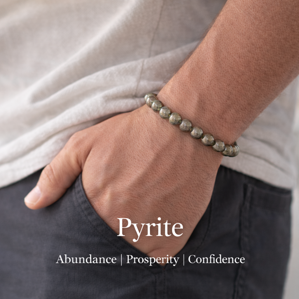 Pyrite Bracelet — Prosperity & Confidence