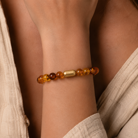 Amber Bracelet — Warmth & Healing