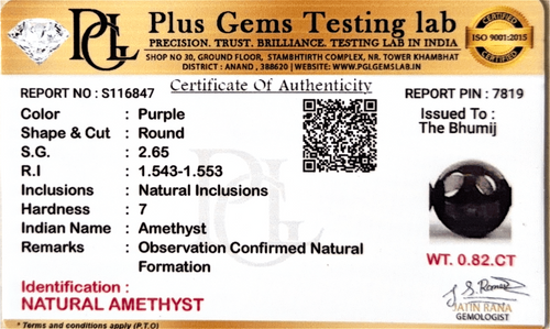 Certificate 1