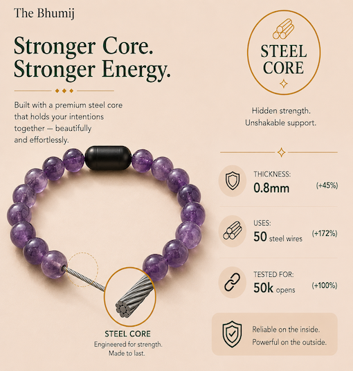 Amethyst Bracelet — Clarity & Calm