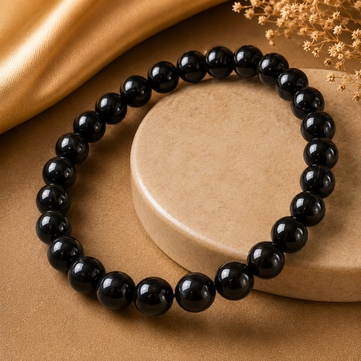 Black Tourmaline Bracelet 8MM