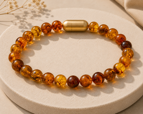 Amber Bracelet — Warmth & Healing