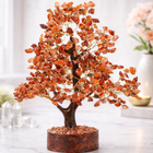 Red Carnelian Crystal Tree — Vitality & Confidence