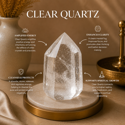 Master Healer Clear Quartz Raw Stone
