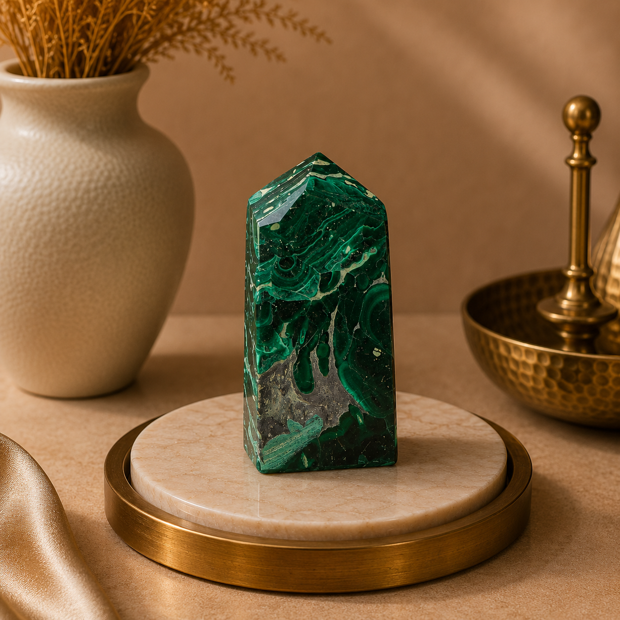 Heart Healer Malachite Raw Stone