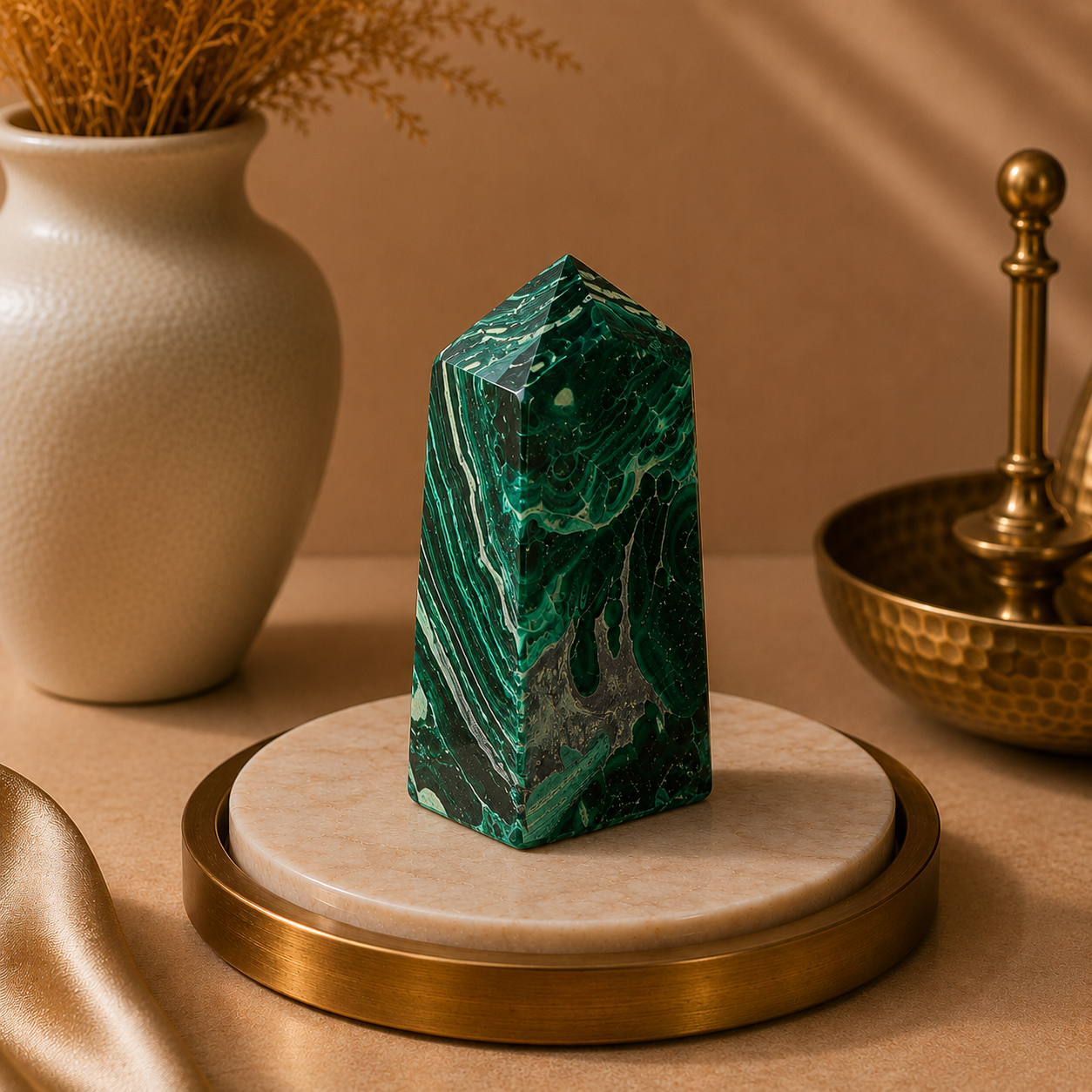Heart Healer Malachite Raw Stone