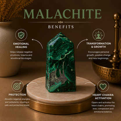 Heart Healer Malachite Raw Stone