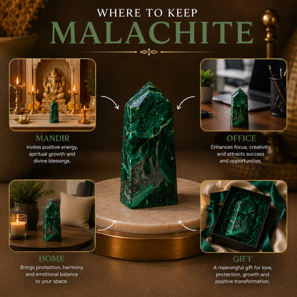 Heart Healer Malachite Raw Stone