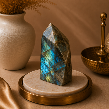 Aura Shield Labradorite Raw Stone