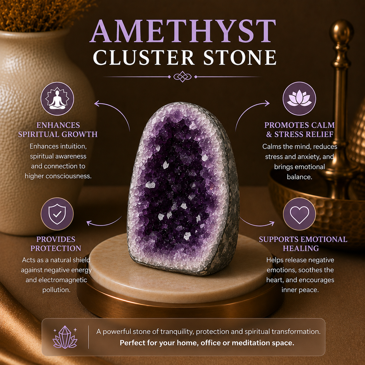 Shaant Mann Amethyst Raw Stone