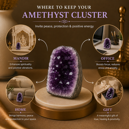 Shaant Mann Amethyst Raw Stone