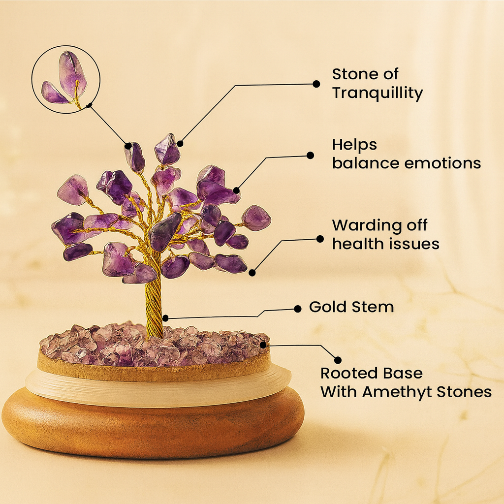 Mixed Crystal Wish Tree — Healing & Harmony