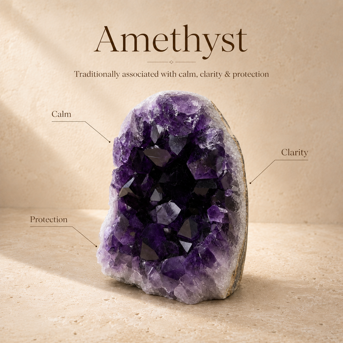 Amethyst Cave (Large) — AAA Natural Crystal
