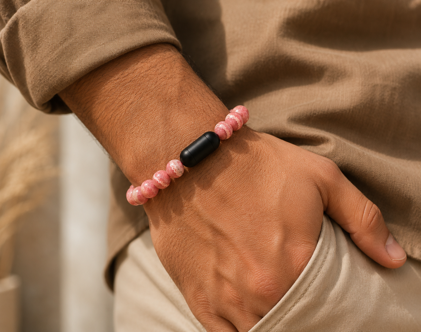 Rhodochrosite Bracelet — Compassion & Joy