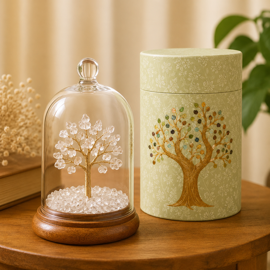 Clear Quartz Crystal Wish Tree — Clarity & Amplify