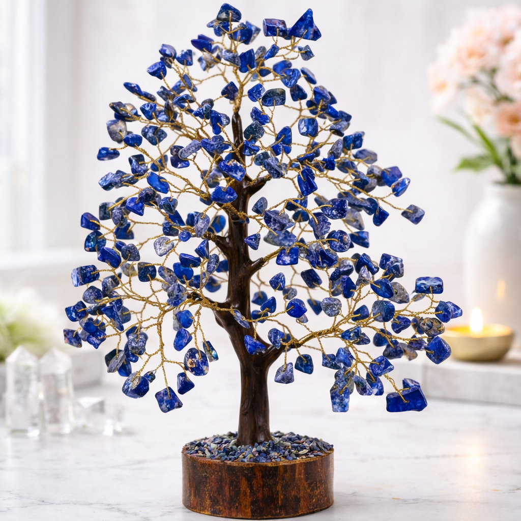 Lapis Lazuli Crystal Tree — Wisdom & Truth