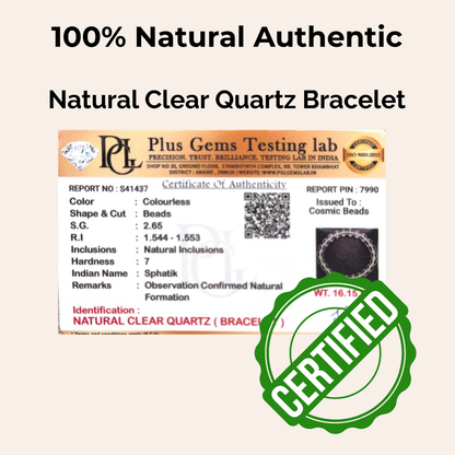 Clear Quartz Bracelet — Clarity & Amplification
