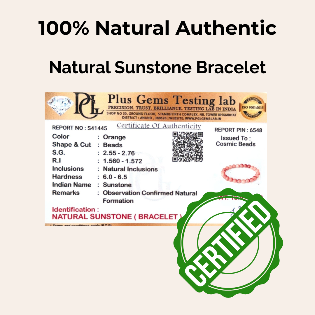 Sunstone Bracelet — Joy & Confidence