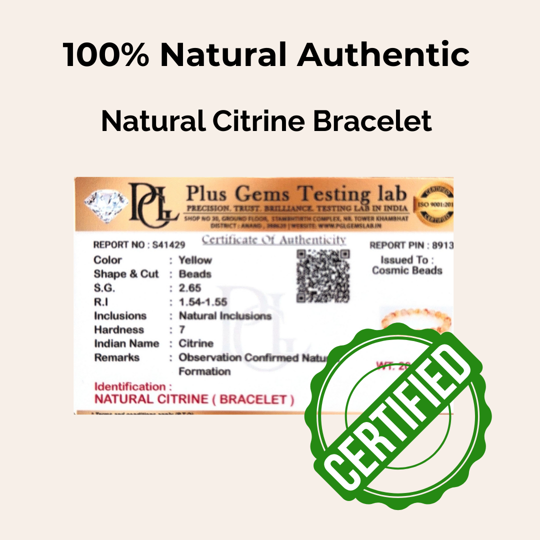 Citrine Bracelet — Abundance & Joy