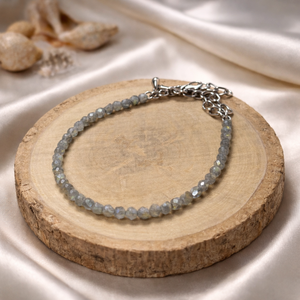 Labradorite Anklet — Intuition & Protection