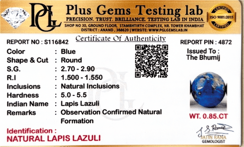 Certificate 1