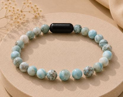 Larimar Bracelet — Peace & Serenity