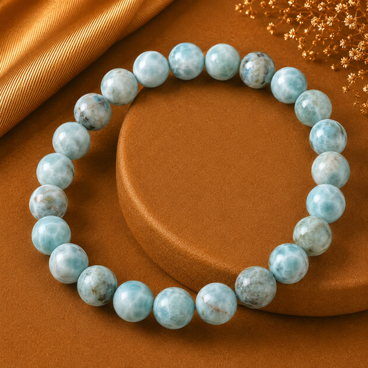 Larimar Bracelet — Peace & Serenity