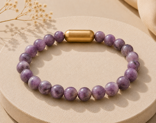 Lepidolite Bracelet — Calm & Transition