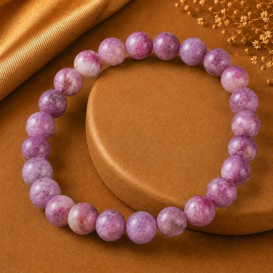 Lepidolite Bracelet — Calm & Transition